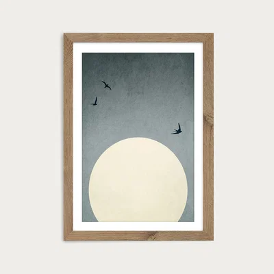 Bombinate.com Dancers in the Dark Art Print Oak Frame
