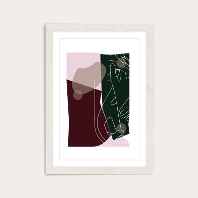 Bombinate.com White Frame Modern Art I Art Print