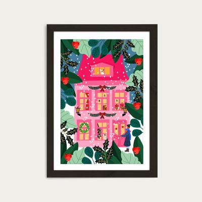 Bombinate.com The Season Of Celebrations Has Begun Art Print Black Frame