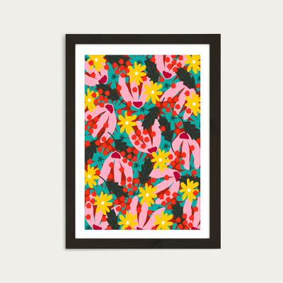 Bombinate.com Windy Day Art Print Black Frame