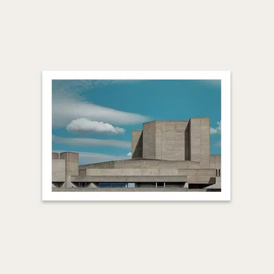 Bombinate.com National Theatre 01 Art Print Unframed