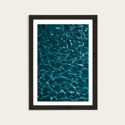 Bombinate.com Water Meets Sunshine Art Print Black Frame