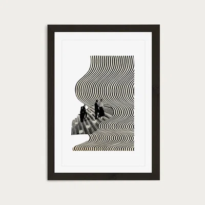 Bombinate.com Gateway Art Print Black Frame