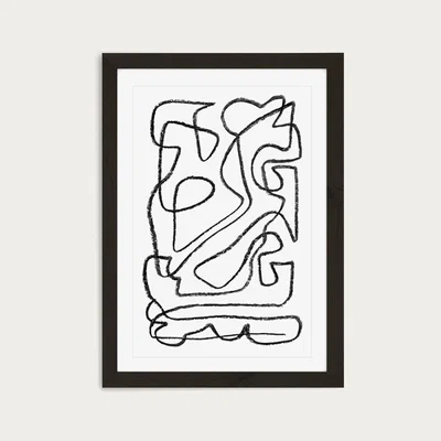 Bombinate.com Story Art Print Black Frame