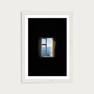 Bombinate.com Black Window Art Print White Frame