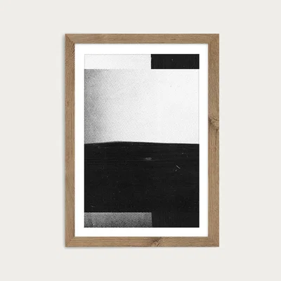 Bombinate.com Research N°003 Art Print Oak Frame