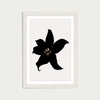 Bombinate.com Dark Orchid Art Print White Frame