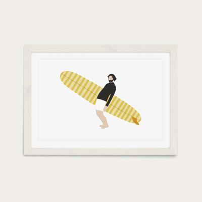 Bombinate.com Yeah Art Print White Frame
