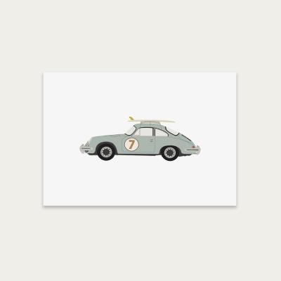 Bombinate.com Porsche 356 Art Print Unframed