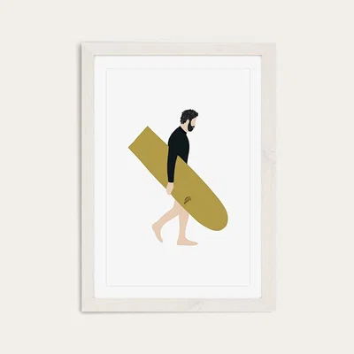 Bombinate.com TomTom Art Print White Frame