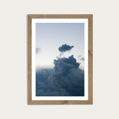 Bombinate.com Above The Clouds 2 Art Print Oak Frame