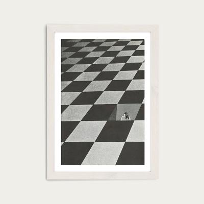 Bombinate.com Department Art Print White Frame