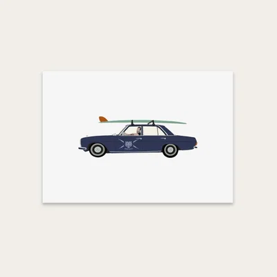 Bombinate.com Wavegliders Art Print Unframed