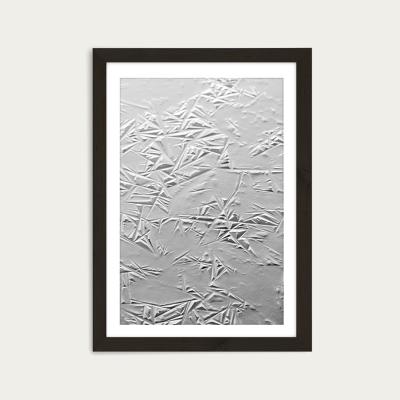 Bombinate.com Geometric Winter Art Print Black Frame