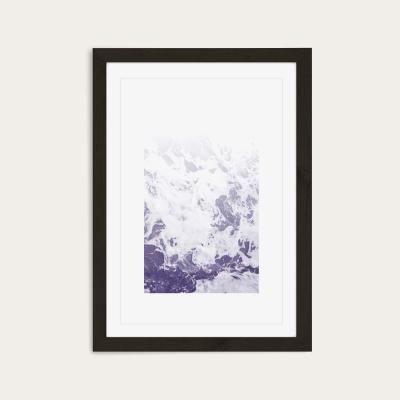Bombinate.com Black Frame Purple Ocean Art Print