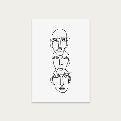 Bombinate.com Three Art Print Unframed