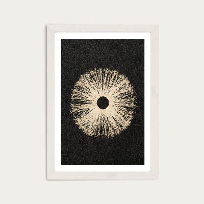 Bombinate.com Iris Black Art Print White Frame