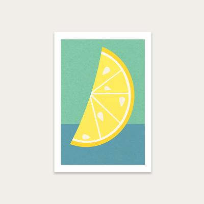 Bombinate.com Lemon Slice Art Print Unframed
