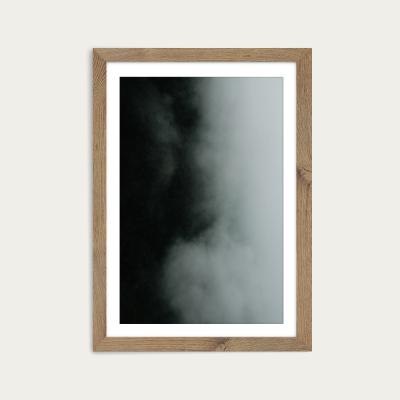 Bombinate.com Washed Sky Art Print Oak Frame