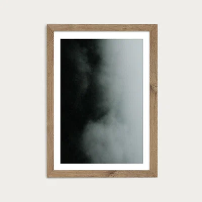 Bombinate.com Washed Sky Art Print Oak Frame