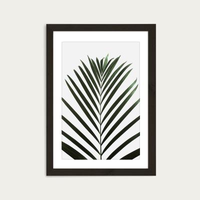 Bombinate.com Lush Tropical Palms Art Print Black Frame