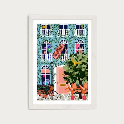 Bombinate.com Look At Your Window Art Print White Frame
