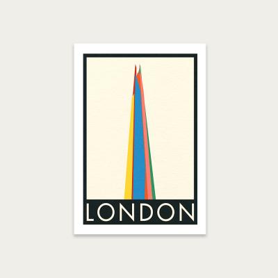 Bombinate.com London The Shard Art Print Unframed