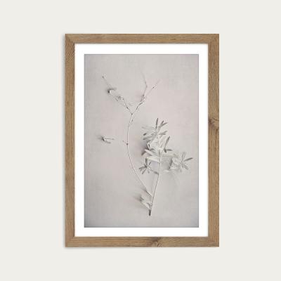 Bombinate.com Alabaster Forest 5 Art Print Oak Frame