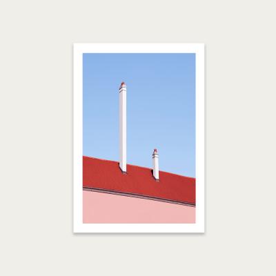 Bombinate.com Trombone Roof Art Print Unframed