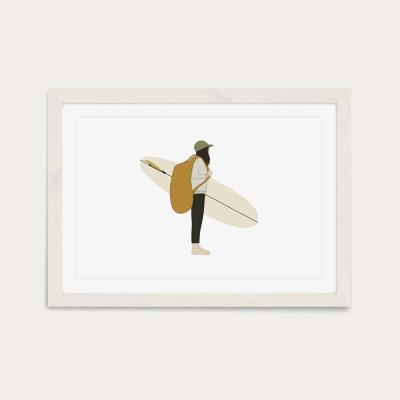Bombinate.com Gone Art Print White Frame