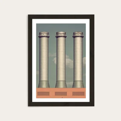 Bombinate.com Kraftwerk Art Print Black Frame
