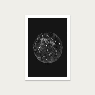 Bombinate.com Constellation Black Art Print Unframed