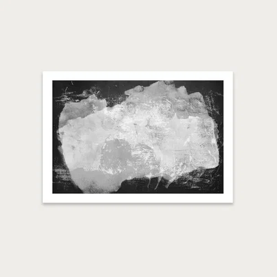 Bombinate.com Minimal Abstract Black and White 09 Art Print Unframed