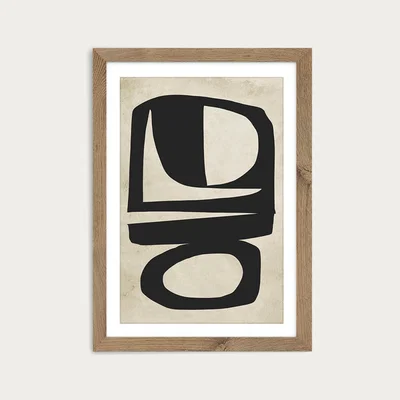 Bombinate.com Chance Art Print Oak Frame