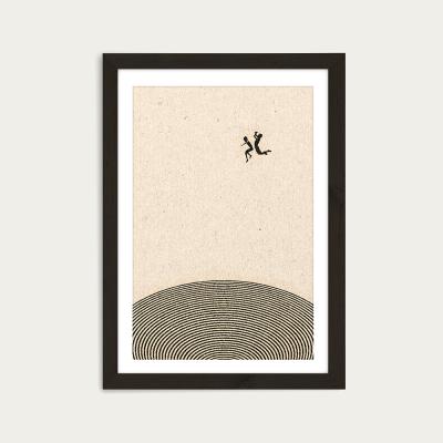Bombinate.com Into the Unknown Art Print Black Frame