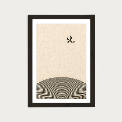 Bombinate.com Into the Unknown Art Print Black Frame