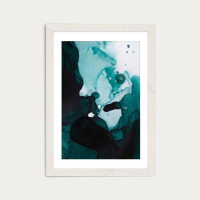 Bombinate.com Abstract Forest 1 Art Print White Frame