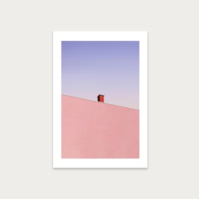 Bombinate.com Sunset Chimney Art Print Unframed