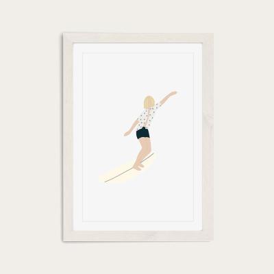 Bombinate.com Loose Art Print White Frame