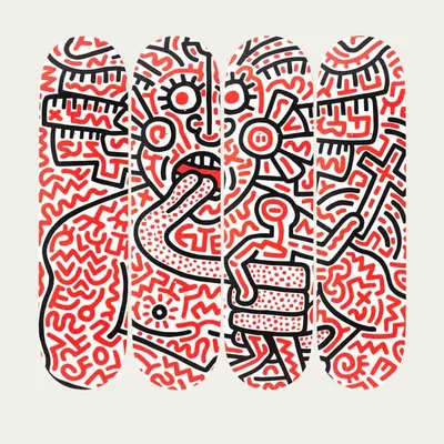 Bombinate.com Man and Medusa Keith Haring