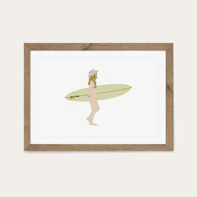 Bombinate.com Nature Art Print Oak Frame