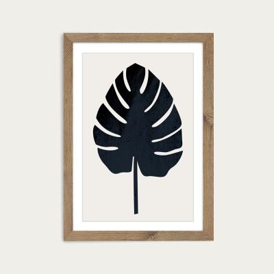 Bombinate.com Botanica Abstracta Art Print Oak Frame