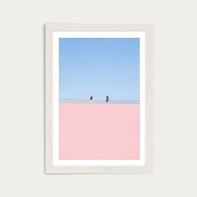 Bombinate.com Keep Your Distance Art Print White Frame