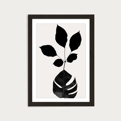 Bombinate.com Azurea 1 Art Print Black Frame