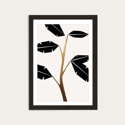 Bombinate.com Banana Tree Art Print Black Frame