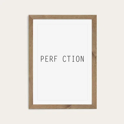 Bombinate.com Oak Frame Perfection Art Print
