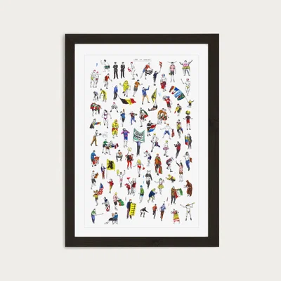 Bombinate.com Black Frame From The Roadside Art Print