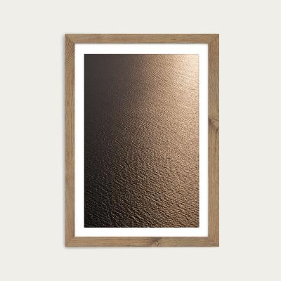Bombinate.com Golden Golden Sunset Art Print Oak Frame