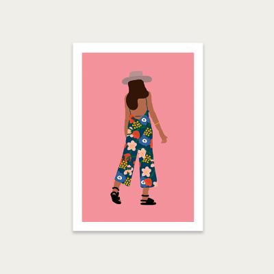 Bombinate.com Summer Girl Art Print Unframed