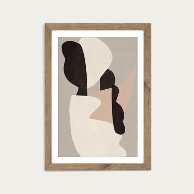 Bombinate.com Interact No 1 Art Print Oak Frame